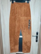 355. Rude spodnie pluszowe na gumce rozmiar S