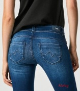 PEPE JEANS NEW BROOKE SLIM SPODNIE JEANSY PUSH UP W25 L32 