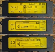 Wyświetlacz radia zegarek Citroen C5 II LIFT 9657882880