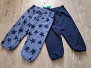 Spodnie niemowlęce, polarowe - 2 pak - rozm 86