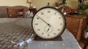 Junghans z historią - ogromny zegar stoper - w pełni sprawny!