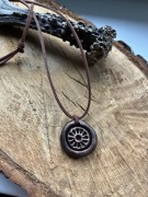 Naszyjnik zawieszka mandala boho hippie