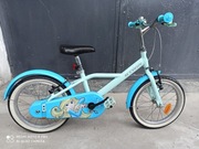 Rowerek Firmowy 16 cali B-TWIN 500 BLUE PRINCESS ---Śliczny !!!