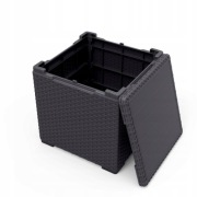 KETER STOLIK OGRODOWY VIGO STORAGE BOX 40 l GRAFIT skrzynie ogrodowe