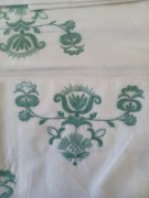 UNIKAT PRL! Nowa pościel haftowana FROTEX Prudnik – Komplet 