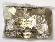 Unikatowy woreczek menniczy 20 gr 1996 rok