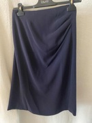 Laurèl granatowa spódnica z rozcięciem