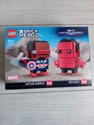 LEGO BrickHeadz 40668 Figurki Kapitana Ameryki i Czerwonego Hulka 