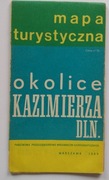 mapa 1969  rok  okolice Kazimierz Dolny 