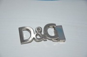 klamra do paska srebrna D&G