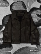 czarna kurtka skórzana