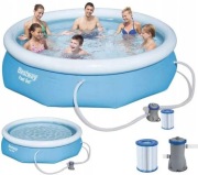 BestWay 57274 Basen Rozporowy 366x76cm Pompa+Filtr