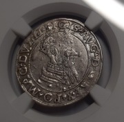 Zygmunt II August. Czworak (4 grosze) 1569, Wilno NGC AU55