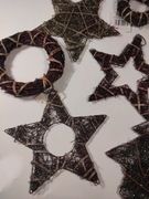 Zestaw 6 ozdób świątecznych w różnych kolorach 