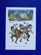 J. M Szancer Boże Narodzenie Wesołych Świąt pocztówka