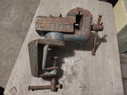 stare zabytkowe obrotowe imadło Polskie 