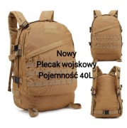 Nowy plecak wojskowy, turystyczny, militaria, survivalowy survival w góry  