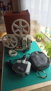 Kamera analogowa 8 mm i projektor USSR Vintage PRL