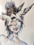 Akwarela 30x40 - "Wolność"