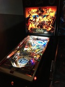 Flipper Pinball Black Rose Bally 1991 in brass