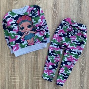 Dres dziewczęcy LOL, kwiatowy, r. 98