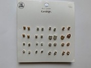 Kolczyki Accessories by George 16-pak
