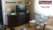Komoda 160`Orzech Włoski Śliczna BEKAS Producent Mebli Stylowych 