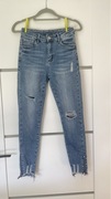 Spodnie jeansy damskie Niebieski Rozmiar XS
