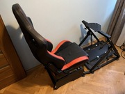 Stojak na kierownicę Omega GT Apex + fotel RS6 Simulator Seat,zestaw/kokpit
