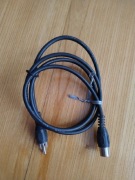 Kabel Połączeniowy wtyk antenowy TV - wtyk RCA (Cinch)