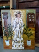 Obraz na płótnie kobieta 102x82cm