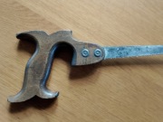 STARE NARZĘDZIE ZABYTKOWA PIŁKA DO DREWNA 