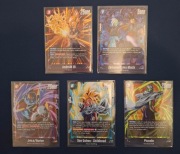 Zestaw komplet kart z tournament pack 08 5 sztuk Dragon Ball Fusion World