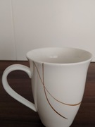 Ritzenhoff & Breker Via Scala kubek 250 ml biały ze zloceniem