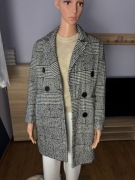 Klasyczny płaszcz w kratę NEW LOOK