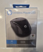 Mysz bezprzewodowa HP Wireless Mouse 220 czarna odbiornik USB 3FV66AA