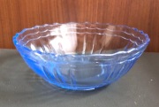 Misa szklana błękitna owocarka średnica 16cm 
