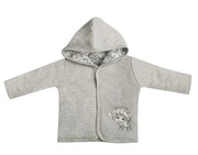 Bluza dresowa niemowlęca SZARA OWIECZKA NINI 56