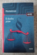 O duchu praw - Monteskiusz (jak nowa)