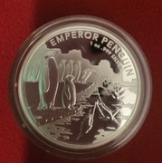 Srebrna moneta 1oz EMPEROR PENGUIN