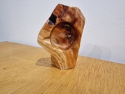 Popielniczka drewniana, ręcznie robiona