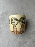 Doniczka ceramiczna ręcznie robiona