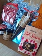 Box Prezentowy z Herbatą Mini Słodyczami i Miodem na Prezent dla Kobiety