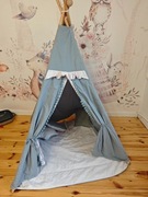 Tipi namiot szaro-różowy