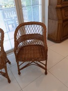Fotel krzeslo  z wikliny Regan