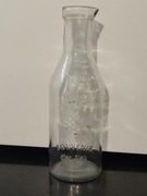 Szklana karafka PRL – „Souvenir des Îles”, ananas, vintage