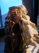 Chrystus frasobliwy rzeźba glina