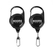 Solidny brelok, karabińczyk, Booms Fishing, 2 sztuki, nowy
