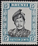 Znaczek Burnei Mi 104x STAN **