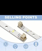 Moduł LED RONGSHENG/HISENSE do lodówki - 12v